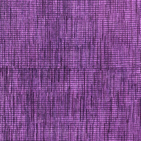 Ahgly Company Indoor Square Abstract Purple Modern Area Rugs, 4' Square