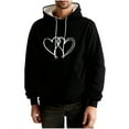 thumbnail image 2 of Ceisia Men Fashion Pockets Long Sleeve Christmas Printing Gift Hooded Pullover Sweatshirts, 2 of 5