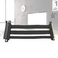 thumbnail image 1 of PCIE 4.0 X16 Riser Cable, 128Gbps High Speed PCI E 4.0 Flexible Extender Card Extension Port, 180 Degree Adapter, GPU Graphics Card Extension Cable for RTX 4090 Ti 8900 XT, 1 of 7