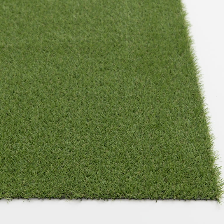 Mainstays 5x7 ft Green Faux Grass Outdoor Rug, All-Weather, Pet