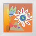 thumbnail image 1 of Auda, Christine 26x26 White Modern Wood Framed Museum Art Print Titled - New Daisy II, 1 of 4