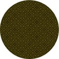 thumbnail image 1 of Ahgly Company Indoor Round Patterned Dark Bronze Brown Area Rugs, 8' Round, 1 of 6