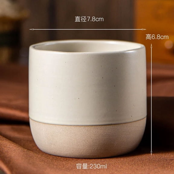 Vintage Coffee Mug 100ml 180ml 230ml ceramics Tea cup Japanese-style cafes Drinkware Stoneware Espresso for Restaurants els