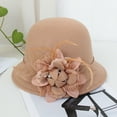thumbnail image 2 of iHPH7 1950s Accessories for Women Dress Hats for Women Church Hats for Women Bucket Hats for Woman Derby Hats for Women, D A, 2 of 3