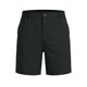 thumbnail image 3 of Pantalones Cortos para Hombre de Cintura Elástica con Bolsillos de Color Sólido Pantalones de Trabajo Casuales de Verano de Mitad de Longitud con Cordón, 3 of 6