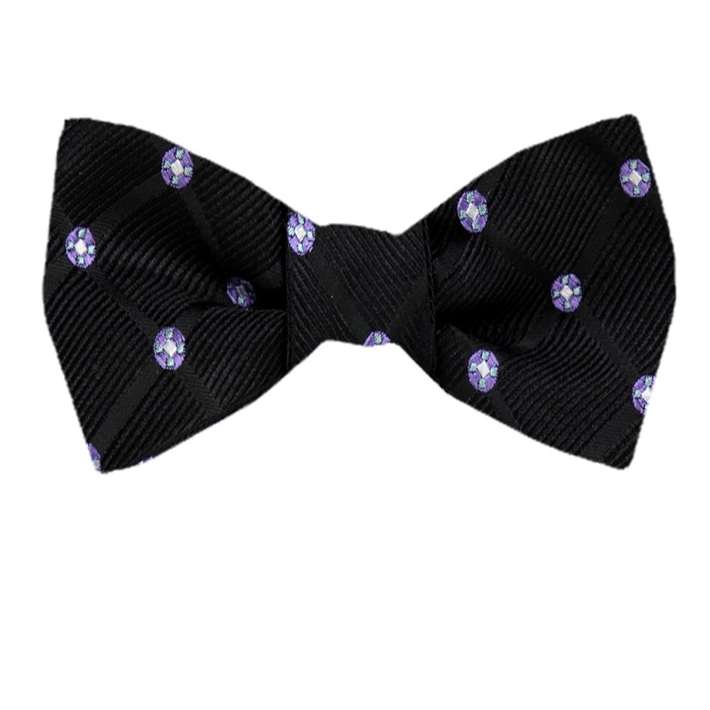Buyyourties Mens Silk Designer Self Tie Bow Tie