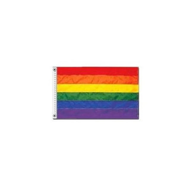 Drapeau Arc-en-Ciel Nyl-Glo de 5 Pi X 8 Pi