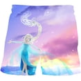 thumbnail image 1 of Camisetas de Frozen 2 para niños, novedad de verano, camisetas con estampado Kawaii de la serie Disney 1-14Y, camisetas de moda Harajuku Elsa Anna Princess 4T Gao Jinjia LED, 1 of 2