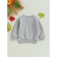 thumbnail image 3 of Toddler Baby Girl Boy Halloween Outfit Pumpkin Patch Crewneck Sweatshirt Pullover Sweater Fall Halloween Clothes, 3 of 6