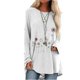 thumbnail image 1 of Tops con estampado de flores para mujer, Camiseta holgada de manga larga con cuello en V, ropa informal Vintage para mujer, camisetas que combinan con todo 2022, 1 of 5