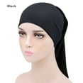thumbnail image 2 of Women's Stretch Under Scarf Hijab Cap Solid Color Hijab Tube Under Caps Unisex Hijab Hats, 2 of 7