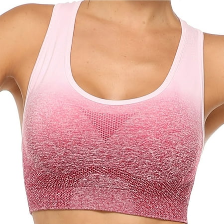 

Levmjia Women s Bras Plus Size Clearance Woman Sexy Sports Bra Without Steel Rings Sexy Yoga Vest Lingerie Underwear