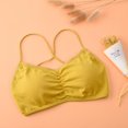 thumbnail image 1 of PENGXIANG 8 Packs Girls‘ Racerback Seamless Crop Cami Bralette with Removable Pads, 1 of 4