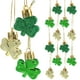 thumbnail image 1 of KAKOWELY 15 adornos de trébol del Día de San Patricio para festivales, decoraciones para fiestas., 1 of 5