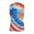 thumbnail image 6 of GrmtClth Usa Flag Hooded Tank Tops for Men Independence Day 1776-2026 Lightweight Gym Hoodie Sleeveless Trendy Muscle Shirts Sporty Bodybuilding Clothing Deep Red 3XL, 6 of 7