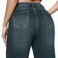 thumbnail image 6 of Sngxgn Denim Jeggings for Women with Pockets Comfortable Stretch Jeans(Blue,L), 6 of 6