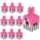 thumbnail image 2 of Cajas de dulces de princesa negra y rosa para Barbies, recuerdos de fiesta de cumpleaños, platos, tazas, mantel, adorno para pastel, decoración para fiesta de Baby Shower para niños, 2 of 4