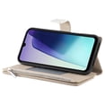 thumbnail image 4 of Funda cartera GANGXUN para Xiaomi POCO M6 4G , cuero PU con tarjetero, cremallera, correa de mano, soporte y protección 1005°, 4 of 6