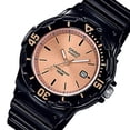thumbnail image 3 of Casio Women's Dive-Style Watch, Black/Rose Gold, 3 of 5