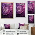 thumbnail image 4 of Designart "Plum-Colored Shellfish In Nautilus I" Nautilus Floater Framed Canvas Prints, 4 of 5