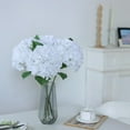thumbnail image 3 of 5 Packs Artificial Flowers Fake Mini Hydrangea Bulk Wedding Decoration Silk Bouquet Peony Decor Plastic Flower Arrangements Table Centerpieces, 3 of 7