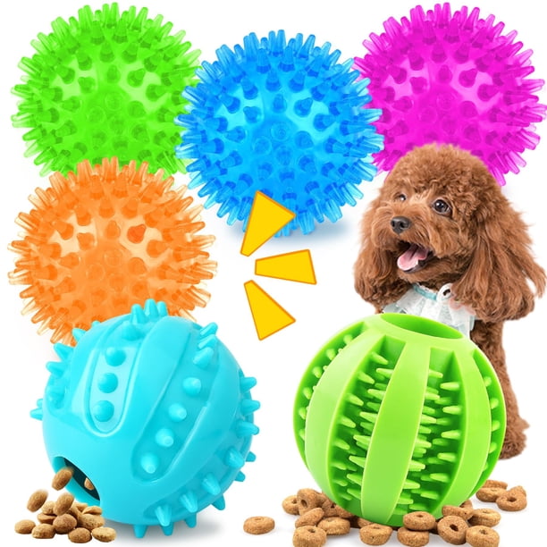 Juguetes para Cachorros PatsFran para la Dentición, Paquete de 6 Juguetes Interactivos para Perros