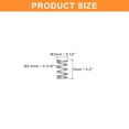 thumbnail image 2 of Uxcell 5Pcs Wire Diameter 0.016", OD 0.12", Free Length 0.2" 304 Stainless Steel Coil Mechanical Compressed Spring, 2 of 7