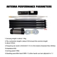 thumbnail image 1 of JPC-12 7MHz-50MHz 100W 8-Band HF Portable Shortwave GP Antenna QRP For Ham Radio, 1 of 11