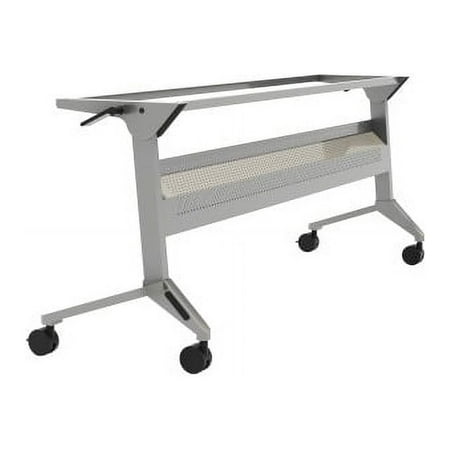 Safco Flip-N-Go Silver Training Table Base Silver Base - 28" Height - Assembly Required