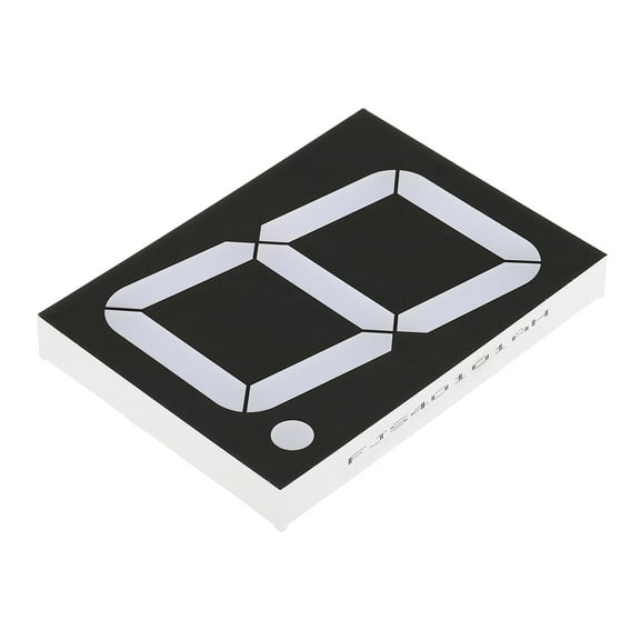 Uxcell Common Cathode 7 Segment 10 Pin 1 Bit 9.5V 4" Digit Height LED Display Digital Tube Red