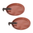thumbnail image 2 of Comedero para pájaros montado en 2 uds, plato de alimentación para pájaros, cuenco redondo para pájaros y mascotas, cuenco de baño para pájaros y árbo, 2 of 8