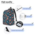 thumbnail image 5 of Balery Happy Mother's Day Vintage Canvas Backpack for Men and Women - Large Capacity, Durable Travel Laptop Bag for School, Work, Hiking, and Outdoor Activities, 5 of 7