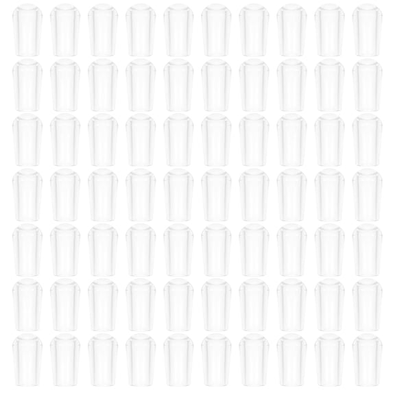 Nicehomfit 200Pcs Lightweight Plastic Clothes Hanger Hook End Covers for Daily Use Metal Hangers