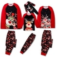 thumbnail image 1 of 2023 New Year's Clothes Mom Daughter Dad Son Baby Dog Matching Outfits Christmas Family Look Pajamas Set Elk Print Sleepwear Pjs, 1 of 4