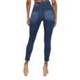 thumbnail image 2 of Womens WAX Whiskered Skinny Ankle Jeans, 2 of 2