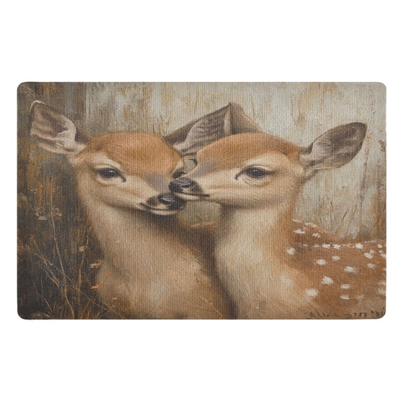BZSMCE Floor Mats 32x20in Deers Pattern Creativity Doormats