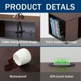 thumbnail image 6 of FITUEYES Wall Mounted Media Console,Floating TV Stand Component Shelf, Walnut, DS210005WW, 6 of 7