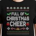thumbnail image 3 of Full Of Christmas Cheer Ugly Sweater Xmas Couples – T-Shirt, Hoodie & Sweatshirt – Holiday Apparel – Couples or Family, 3 of 6
