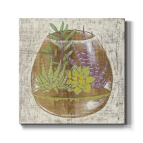 Wexford Home Glass Garden II-Premium Gallery Wrapped Canvas, 10" x 10" - Ready to Hang