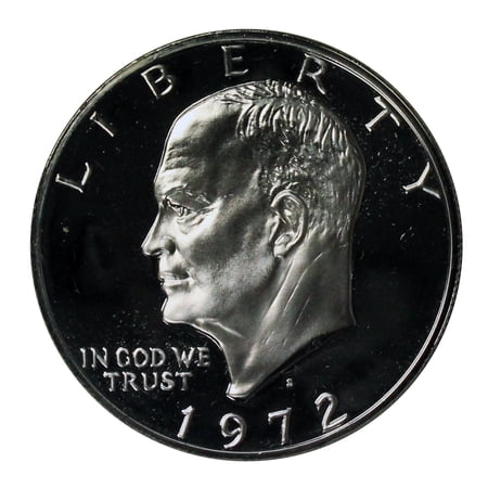 1972-S Silver Proof Eisenhower Dollar - 40% Silver Collectible Coin