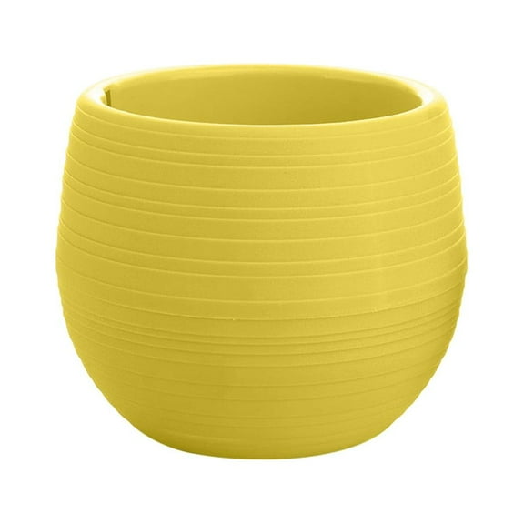 Clearance! Balcony Flower Pots, Kiteky Balcony Flower Pots, Mini Colourful Round Plastic Plant Flower Pots Home Office Decor Planter, 1Pc Garden Flower Pot