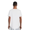 thumbnail image 4 of No Boundaries Men's and Big Men's Elongated Tees, 2-Pack, Sizes XS-5XL, 4 of 5