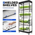 thumbnail image 6 of Barrina LP750 Indoor Greenhouse with Grow Light 5-Tier Plant Stand with Light 140W TX-S35 2FT 5000K Full Spectrum Plant Shelf with Tent Timer & Thermometer for Seed Tray Growth 29.5 x 13.8 x 70.9IN, 6 of 9