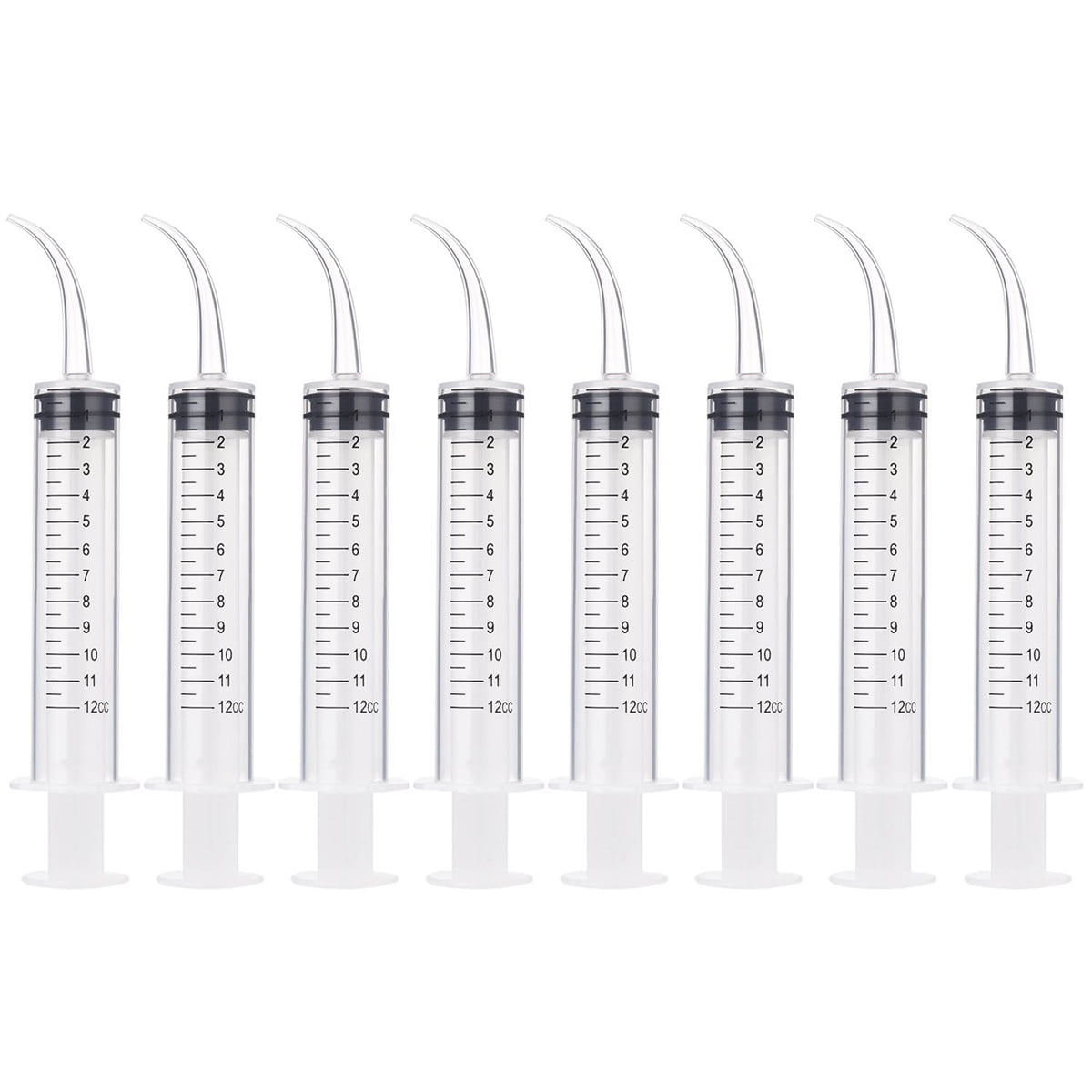 Casewin Dental Syringe 12 ml Dental Irrigation Syringe 8 Pieces