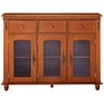 thumbnail image 4 of Room Designs Console Table Walnut Traditional Rectangle, 4 of 5