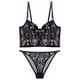 thumbnail image 1 of Cómodo chaleco de encaje bordado con espina de pescado, ropa interior francesa larga para exterior, sujetador de encaje sexy para niña, 1 of 6