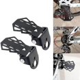 thumbnail image 1 of 2pcs Bike Rear Foot Pedal Bicycle Foldable Foot Rest For Kids Rear Seat Safety Anti-slip Footrest, 1 of 4