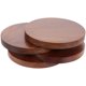 thumbnail image 1 of 4 posavasos redondos de madera, sencillos y resistentes al calor., 1 of 7