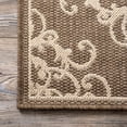 thumbnail image 3 of nuLOOM Frontier Coronated Trellis Indoor/Outdoor Area Rug, 5' x 8', Beige, 3 of 4