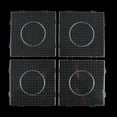 thumbnail image 4 of 4 Pcs Planches à Perles Hama 15cm Pochoir pour Perles en Fer, 4 of 5